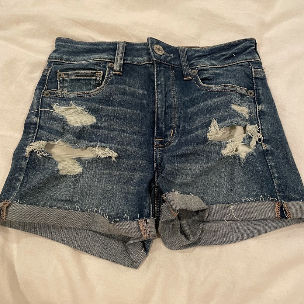 AE jean shorts (next level stretch)